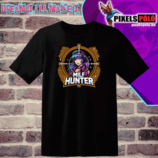 Milf hunter narancs háttérel