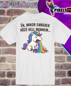 Én, amikor emberek közé kell mennem
