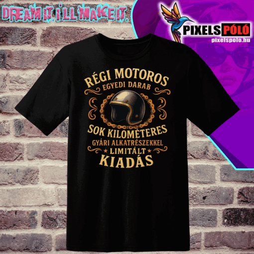 Régi motoros egyedi darab