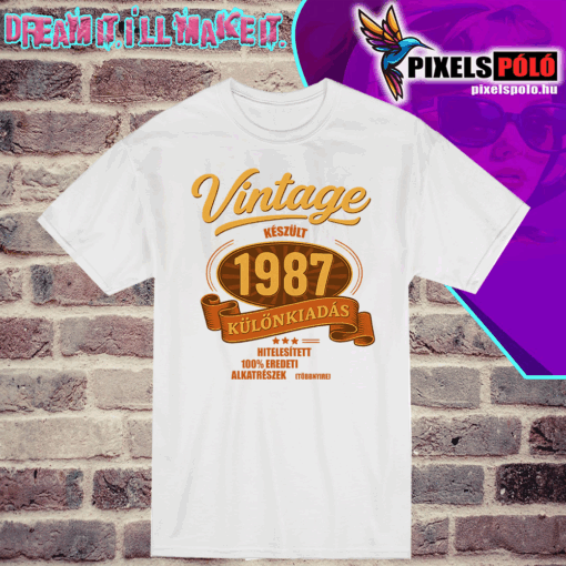 Vintage készült 1987 külön kiadás .(Általatok kért évszámmal készítjük)