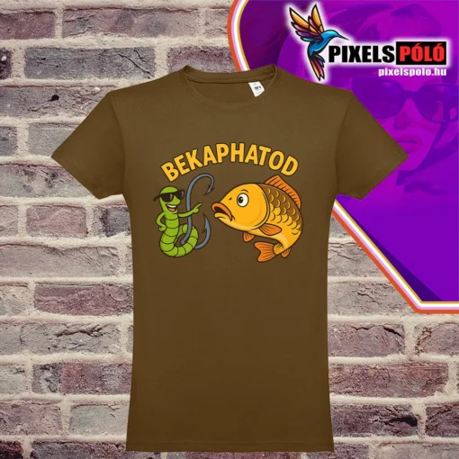 Bekaphatod” horgász póló – vicces pecás grafikával