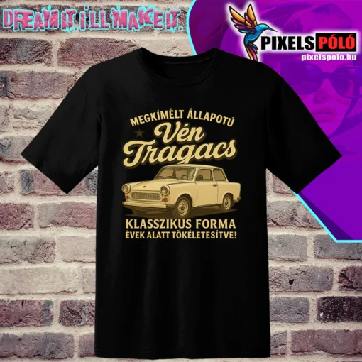Megkímélt állapotú vén tragacs trabant