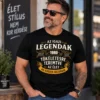 Az igazi legendák egyedi évszámos születésnapi póló vintage grafikával