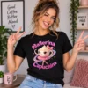 Női modell fekete Ballerina Cappuccina pólóban