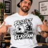 Beszólt elástam vicces vakondos póló