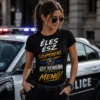 Rendőr póló – Éles ész és szupererő, egy rendőr mindig menő