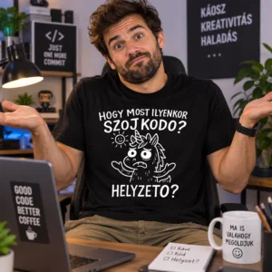 Férfi modell Hogy most ilyenkor szoj kodo helyzeto pólóban