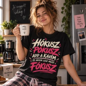 hókusz pókusz – vicces kávés póló