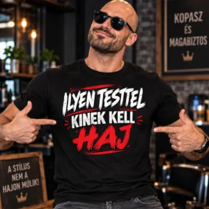 Kopasz férfi modellen Ilyen testtel kinek kell haj póló
