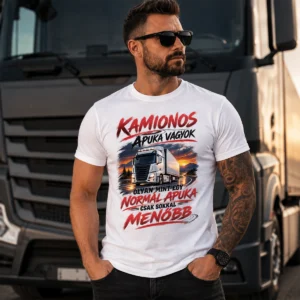 Kamionsofőr apuka póló – olyan mint egy normál apuka, csak sokkal menőbb