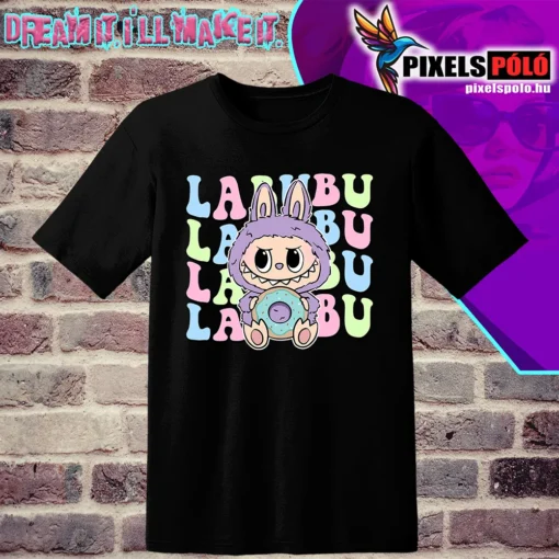 Labubu Doughnut póló – Labubu fánkokkal