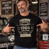 Legendák születtek egyedi születési évszámos férfi póló modellen