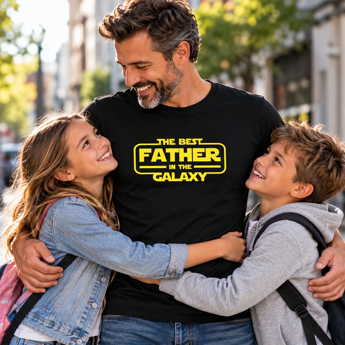 A galaxis legjobb apukája – The Best Father in the Galaxy póló – termékkép.