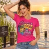 Számomra a 20+-nál kezdődik minden női horgász póló pink színben