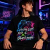 The Only Legal Place to Kill Stupid People gamer póló kontroller grafikával