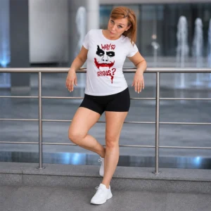joker why so serious póló unisex póló joker mintával