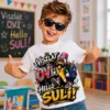 Viszlát Ovi Hello Suli iskolakezdős fiú gyerek póló ceruzás grafikával