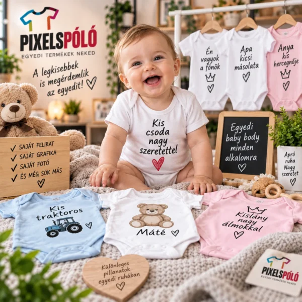 Feliratos és grafikás baby bodyk